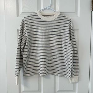 Madewell textured stripe long sleeve T-shirt